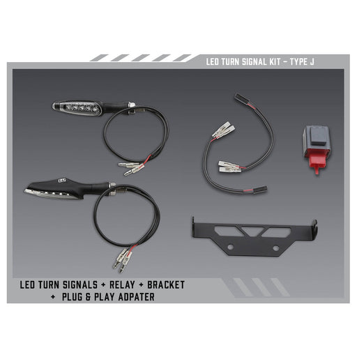 Yoshimura Type J Standard LED Signal Kit for V2 Fender Eliminators Yoshimura
