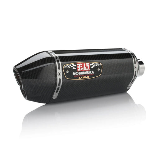 Yoshimura GSX-R600/750 11-24 R-77D Stainless Slip-On Exhaust, w/ Carbon Fiber Muffler Yoshimura
