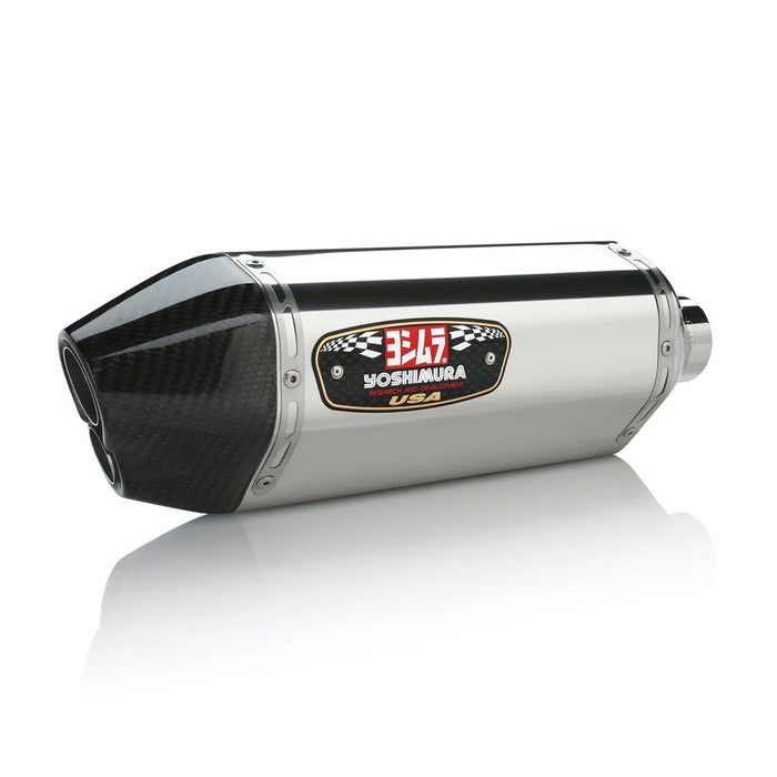Yoshimura GSX-R600/750 11-24 R-77D Stainless Slip-On Exhaust, w/ Stainless Muffler Yoshimura