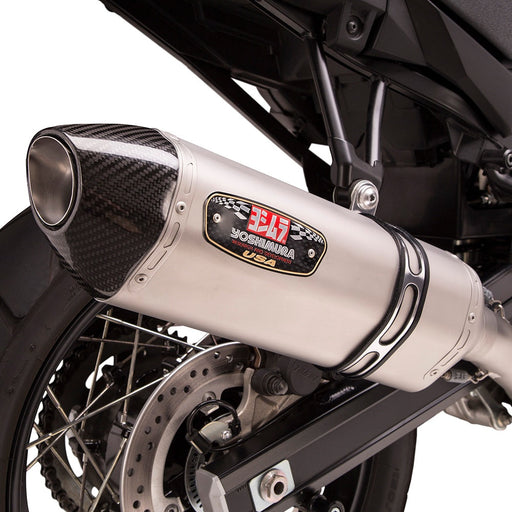 Yoshimura V-STROM 650 17-25 Race R-77 Stainless 3/4 Exhaust, w/ Stainless Muffler Yoshimura