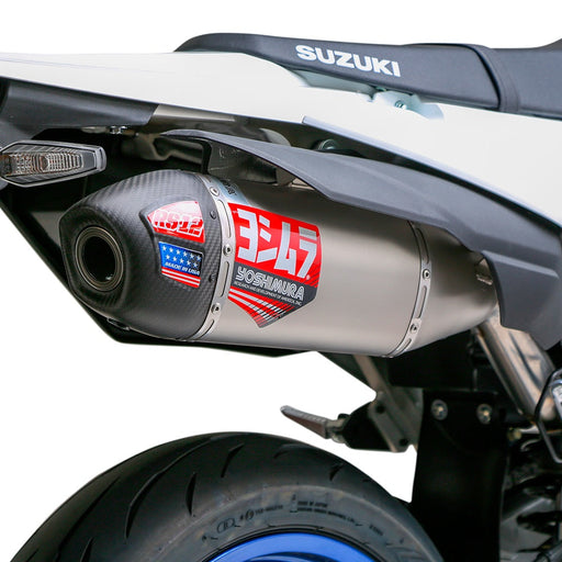 Yoshimura DR-Z4 S/SM 2025 RS-12 Stainless Slip-On, w/ Stainless Muffler Yoshimura