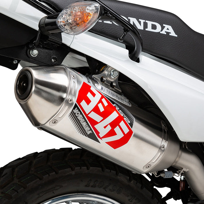 Yoshimura XR150L 23 Enduro RS-2 Stainless Slip-On Exhaust, w/ Aluminum Muffler Yoshimura