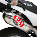 Yoshimura XR150L 23 Enduro RS-2 Stainless Slip-On Exhaust, w/ Aluminum Muffler Yoshimura
