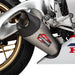 Yoshimura CBR1000RR/SP/SP2 17-25 AT2 Stainless Slip-On Exhaust, w/ Stainless Muffler Yoshimura