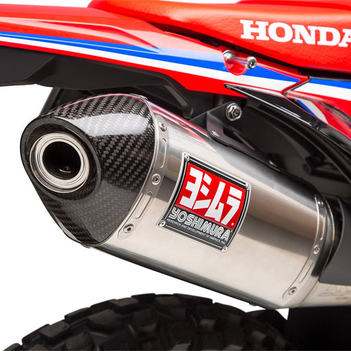 Yoshimura CRF300L/Rally 21-25 Race RS-4S Stainless Slip-On Exhaust, w/ Stainless Muffler Yoshimura