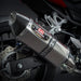 Yoshimura CBR500R 16-18/CB500F 16-18 R-77 Stainless Slip-On Exhaust, w/ Stainless Muffler Yoshimura