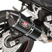 Yoshimura CBR500R 16-25 R-77 Stainless Slip-On Exhaust, w/ Carbon Fiber Muffler Yoshimura