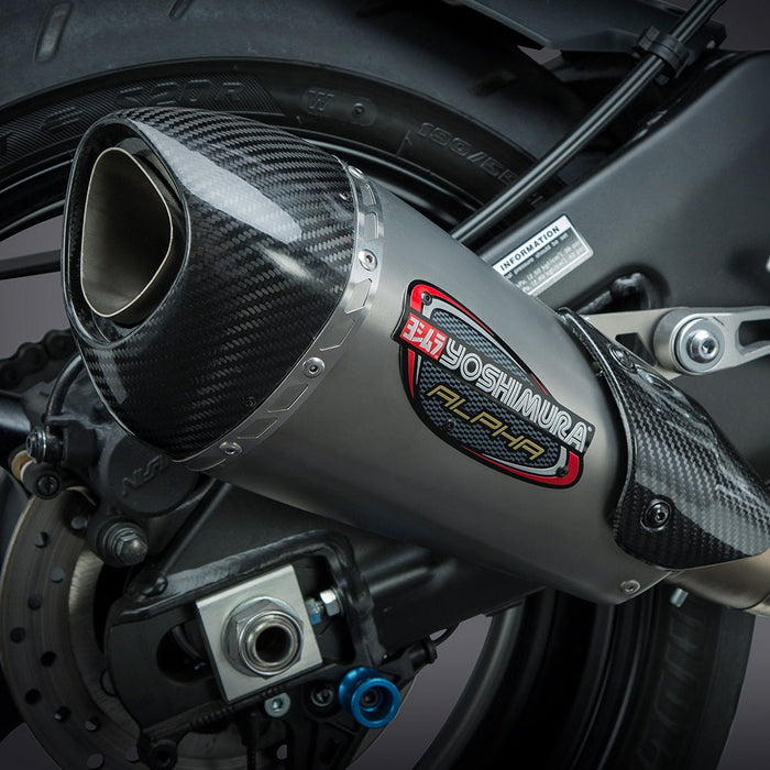 Yoshimura FZ-10 17/MT-10 18-21 ALPHA T Stainless Slip-On Exhaust, w/ Stainless Muffler Yoshimura