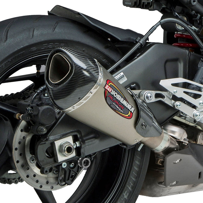 Yoshimura FZ-10 17/MT-10 18-21 ALPHA T Slip-On Titanium Exhaust, w/ Titanium Muffler Yoshimura