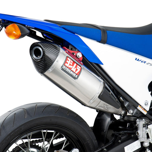 Yoshimura WR250R 08-20/WR250X 08-11 Race RS-4S Stainless Slip-On Exhaust, w/ Stainless Muffler Yoshimura