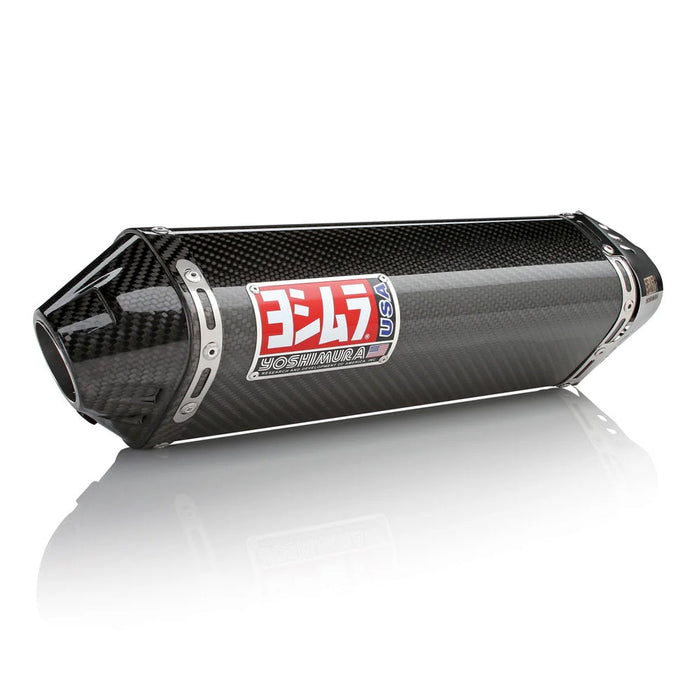 Yoshimura YZF-R6V 06-20 TRC Stainless Slip-On Exhaust, w/ Carbon Fiber Muffler Yoshimura