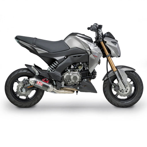 Yoshimura Z125 PRO (BR125) 17-24 Race RS-2 Stainless Full Exhaust, w/ Carbon Fiber Muffler Yoshimura