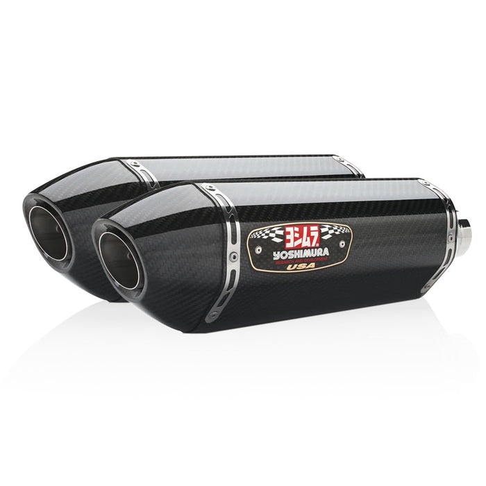Yoshimura ZX-14R 12-23 Race R-77 Stainless Slip-On Exhaust, w/ Carbon Fiber Mufflers Yoshimura