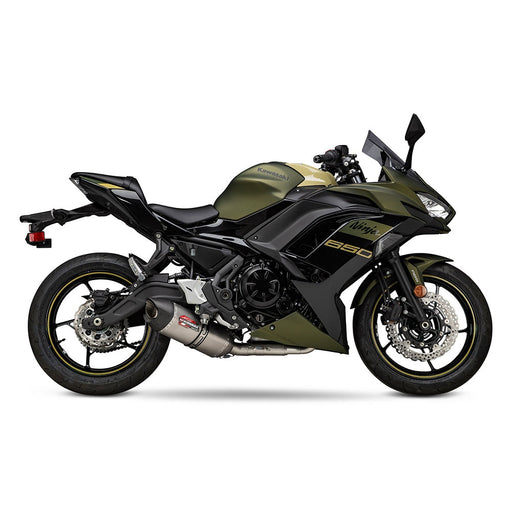 Yoshimura NINJA/Z 650 17-25 Race AT2 Stainless Full Exhaust, w/ Stainless Muffler Yoshimura