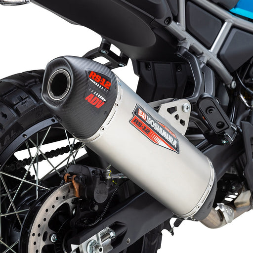 Yoshimura IBEX / MT 450 2025 RS-12 ADV Stainless Slip-On Exhaust w/ Stainless Muffler Yoshimura