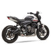 Yoshimura TRIDENT 21-23 / 22 TIGER SPORT 660 Race AT2 Stainless Full Exhaust, w/ Stainless Muffler Yoshimura