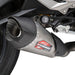 Yoshimura STREET TRIPLE 18-23 AT2 Stainless Slip-On Exhaust, w/ Stainless Muffler Yoshimura