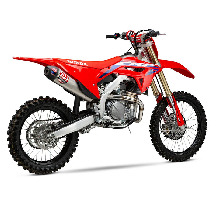 Yoshimura CRF450R/RX 2021-2024 / CRF450R-S 2023-2024 RS-12 Stainless Full Exhaust, w/ Stainless Muffler Yoshimura