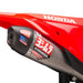 Yoshimura CRF450R/RX 2021-2024 / CRF450R-S 2023-2024 RS12 Stainless Slip-On Exhaust, w/ Stainless Muffler Yoshimura