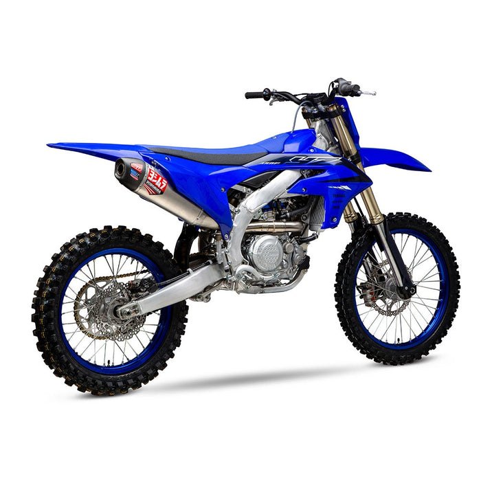 Yoshimura YZ450F 23-25 RS-12 Stainless Full Exhaust, w/ Aluminum Muffler Yoshimura