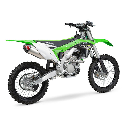 Yoshimura KX250F 17-20 RS-4 Stainless Full Exhaust, w/ Aluminum Muffler Yoshimura