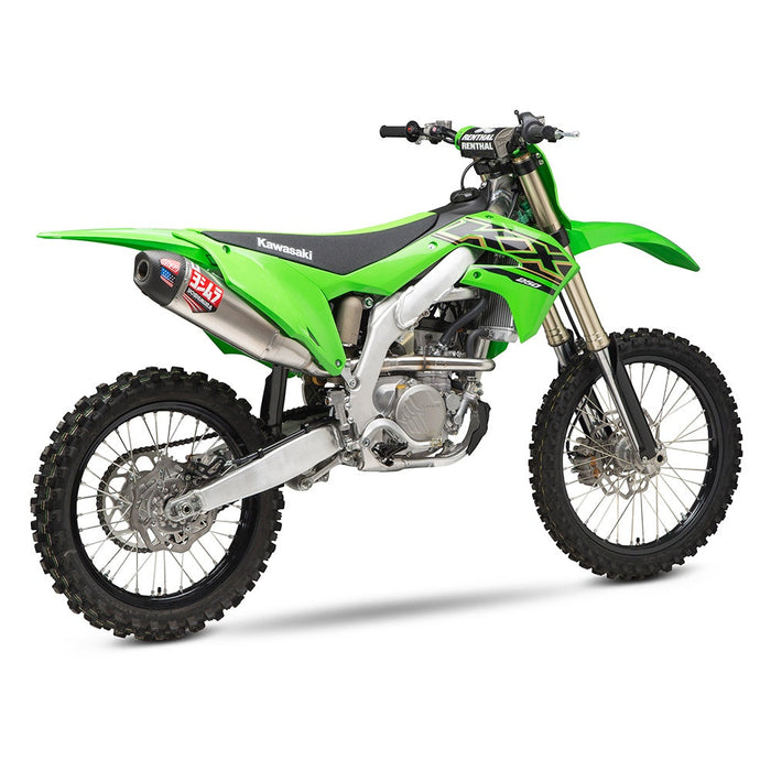 Yoshimura KX250/X 21-24 RS-12 Stainless Full Exhaust, w/ Aluminum Muffler Yoshimura