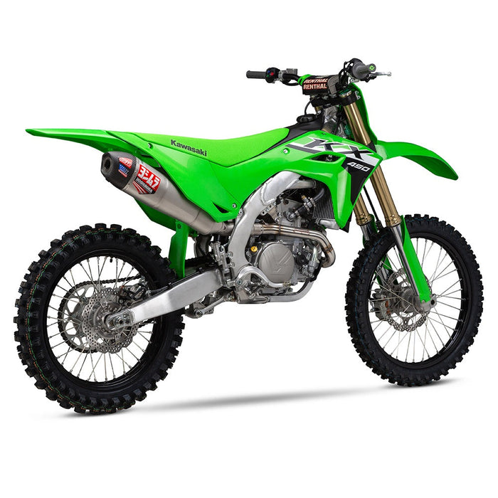 Yoshimura KX450/X 24-25 RS-12 Stainless Full Exhaust, w/ Stainless Muffler Yoshimura