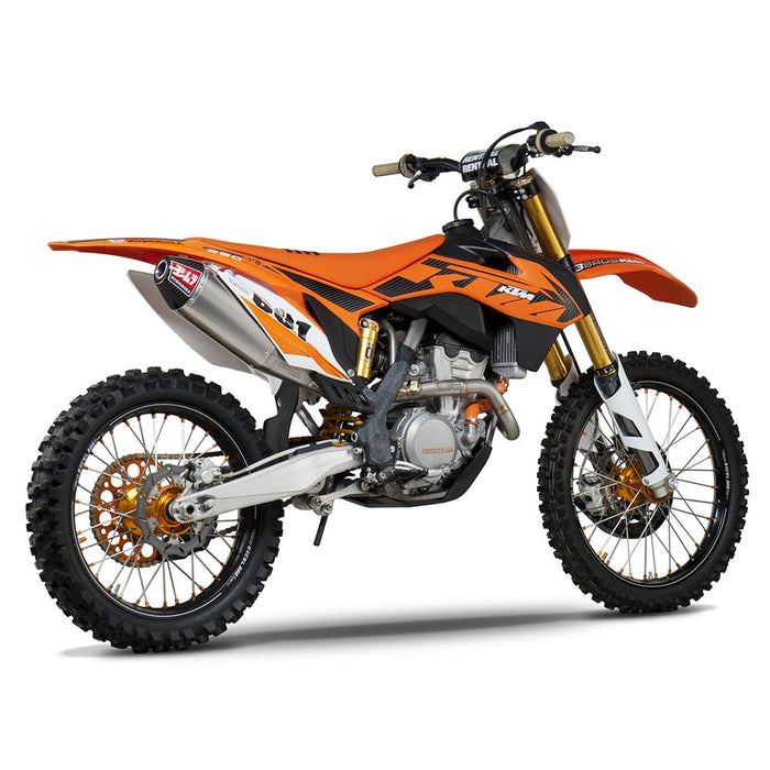 Yoshimura KTM 250 SX-F 13-15 RS-4 Titanium Full Exhaust, w/ Titanium Muffler Yoshimura
