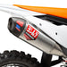Yoshimura KTM/Husqvarna 250/350/450 23-24 RS-12 Stainless Slip-On Exhaust, w/ Aluminum Muffler Yoshimura