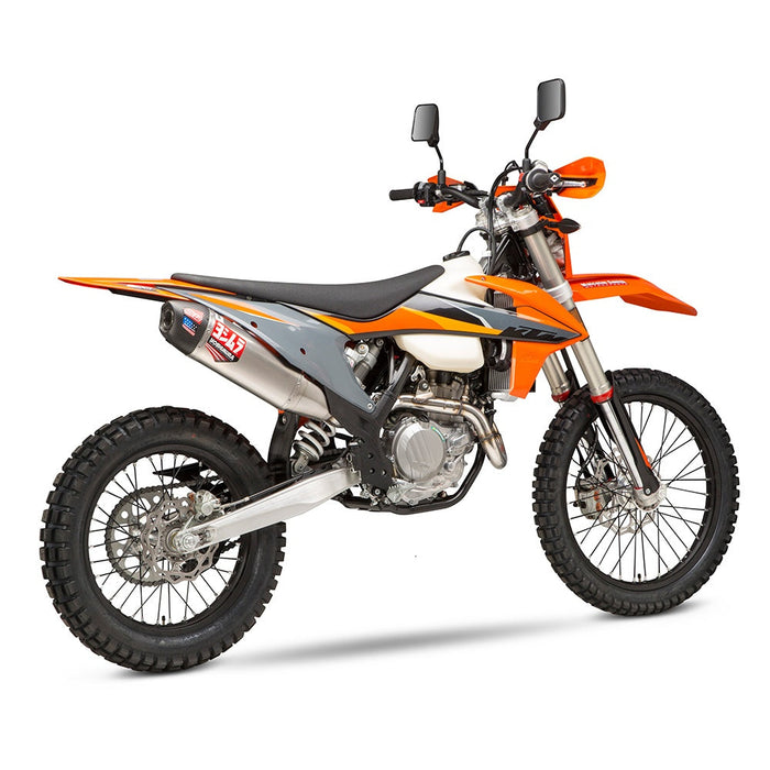 Yoshimura KTM 500 EXC-F 20-23 / Husqvarna FE 501S 20-23 RS-12 Stainless Full Exhaust, w/ Aluminum Muffler Yoshimura