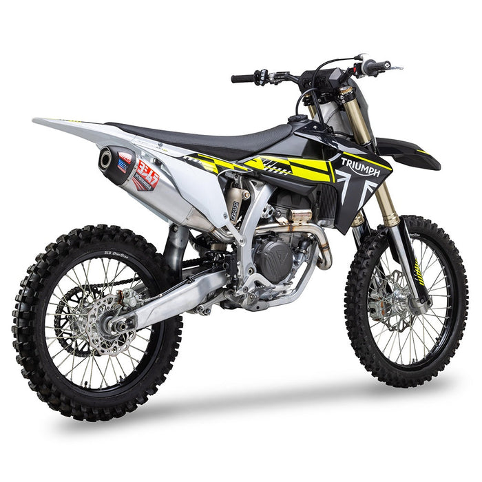 Yoshimura TF250-X RS-12 Stainless Full Exhaust, w/ Aluminum Muffler Yoshimura
