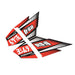 Yoshimura RS-4 MUFFLER DECAL SET (4 pcs) Yoshimura