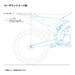 Zeta Rear Suspension Lowering Kit - KYB / WP 46F -40mm - Husqvarna Blue