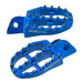 Zeta Ultra Wide Foot Pegs - KTM/Husqvarna/Beta - Blue