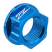 Zeta Axle Nut M22 x 30 P1.5 H17 - Blue