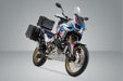 Adventure set TRAX ADV Black. Honda CRF1100L/ Adv Sports (19-). OEM rack. SW Motech