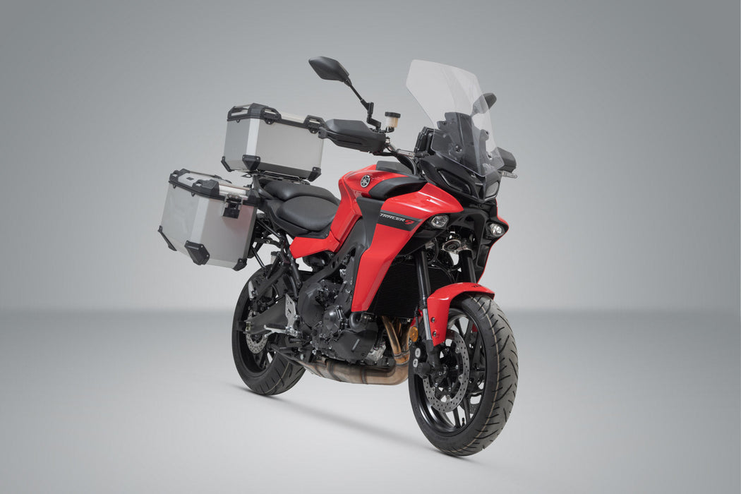 Adventure set TRAX ADV - Silver. Yamaha Tracer 9 / GT (20-) / GT+ (22-). SW-Motech