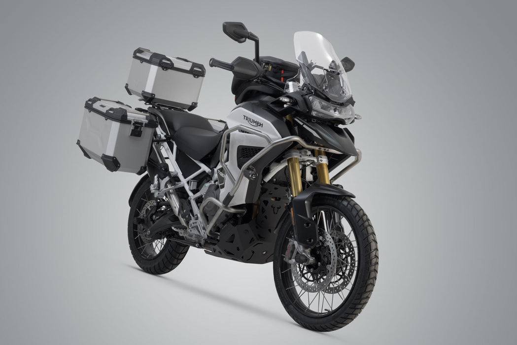Adventure set TRAX ADV - Silver. Tiger 1200 Rally/GT Explorer (22-). SW-Motech