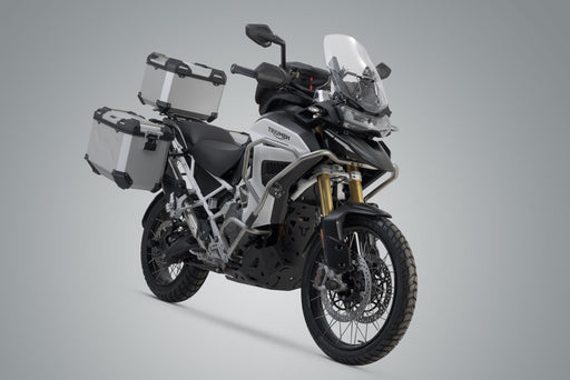 Adventure set TRAX ADV - Silver. Tiger 1200 Rally/GT Explorer (22-). SW-Motech