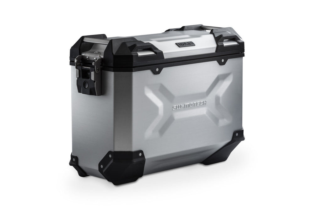 TRAX ADV M - Side case. Aluminum. 37 l. Left. Silver. SW-Motech