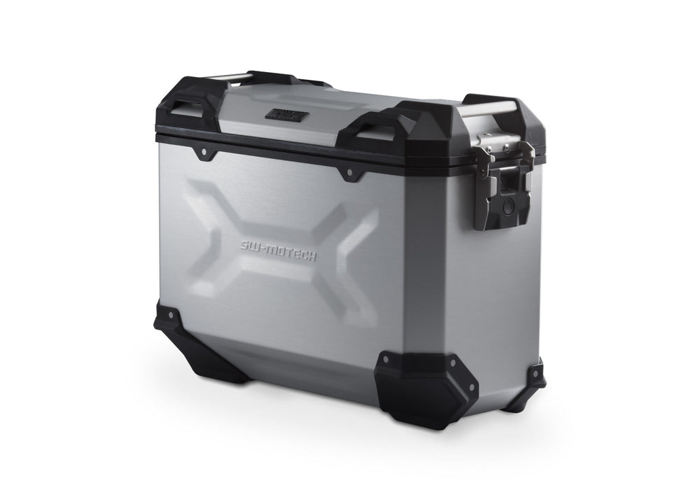 TRAX ADV M - Side case. Aluminum. 37 l. Right. Silver. SW-Motech