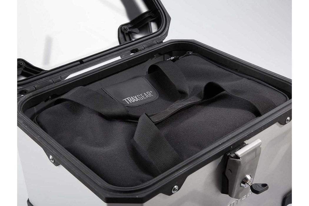 TRAX ADV top case Aluminum. 38 l. Black. SW Motech