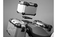TRAX ADV top case Aluminum. 38 l. Silver. SW Motech