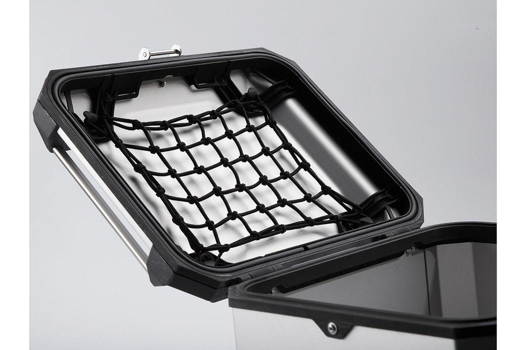 TRAX ADV top case Aluminum. 38 l. Silver. SW Motech