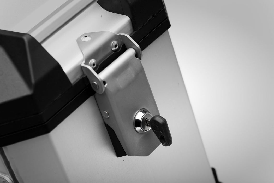 TRAX ADV M - Side case. Aluminum. 37 l. Right. Silver. SW-Motech