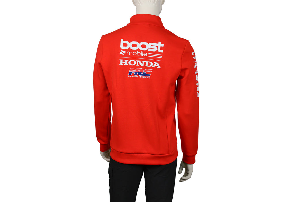 Honda x BOOST Mobile Team Quarter Zip - Red Honda