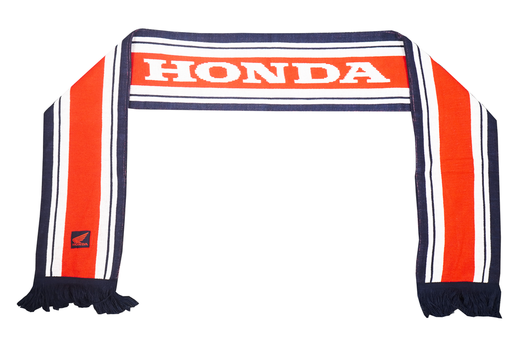 Honda Knitted Scarf – Red, Navy & White Honda