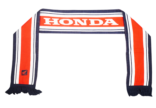 Honda Knitted Scarf – Red, Navy & White Honda
