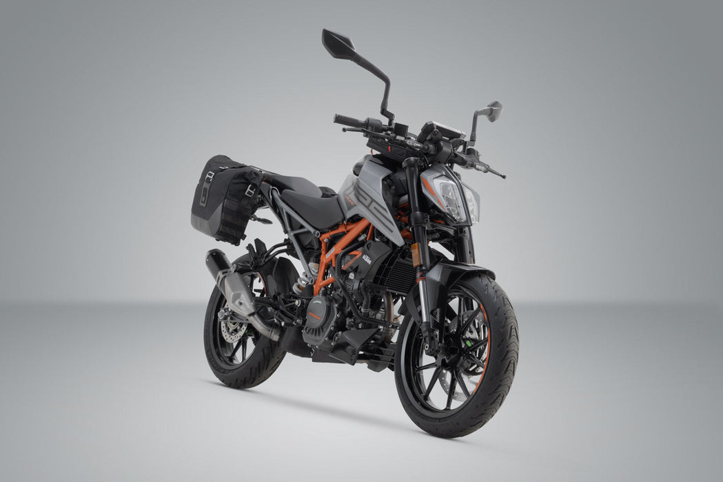 Legend Gear side bag system LC Black Edition - KTM 125 Duke (21-). SW-Motech