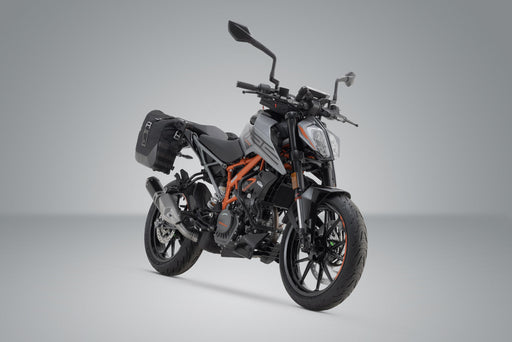 Legend Gear side bag system LC Black Edition - KTM 125 Duke (21-). SW-Motech